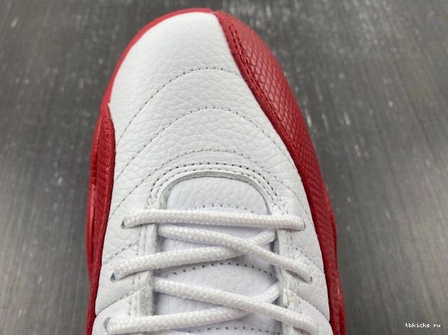 Rep TB Cherry Jordan 12 130690-110 Retro Air 0714